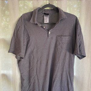 Patagonia Polo Black/White Stripe